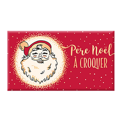 Visuel 1 du produit Chocolat au lait bio fin d'année « Père Noel » metallic Art Grafik - 40 g