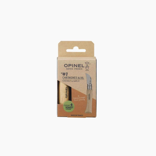 Visuel 1 du produit Couteau en bois et acier inoxydable Opinel n°7 Châtaigne