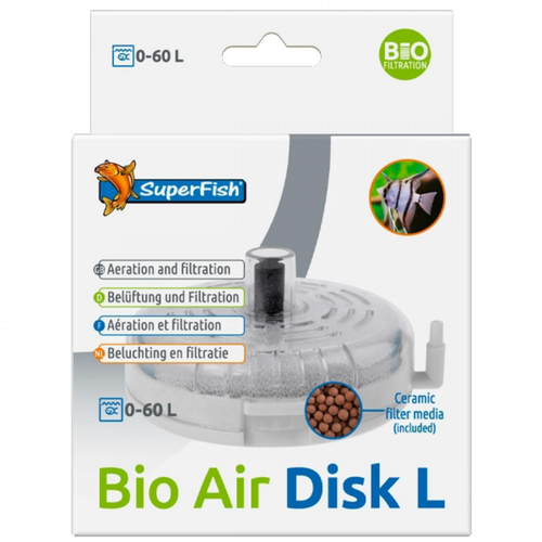 Visuel 1 du produit Filtre exhausteur aquarium SUPERFISH Bio Air Disk L