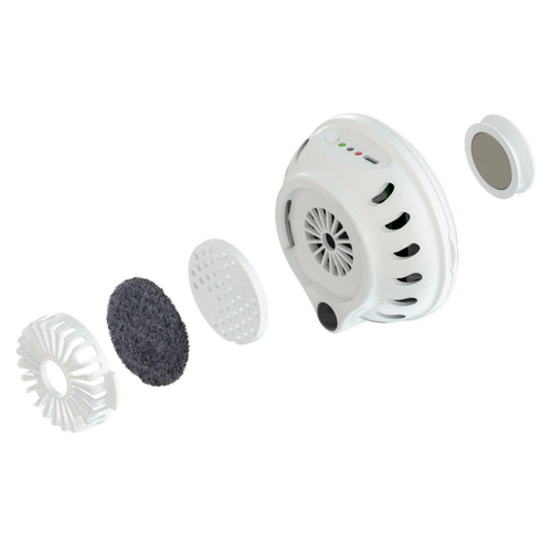 Visuel 2 du produit Neutraliseur électronique d'odeurs des bacs à litière du chat coloris blanc Ferplast Genicair