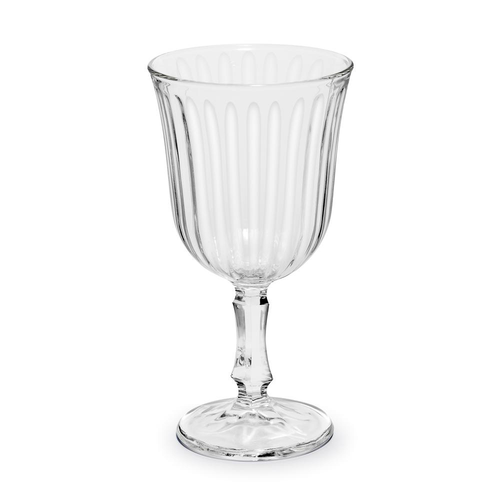 Visuel 1 du produit Verres à eau en verre transparent Belem - 6 verres à pied x 24 cl