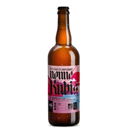 Visuel 1 du produit Boisson pétillante bio Nonne Ruby Brasseur Savoyard - 75 cl