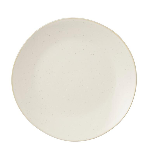 Visuel 1 du produit Assiette plate Racco coloris beige en grès - Ø 26,5 cm