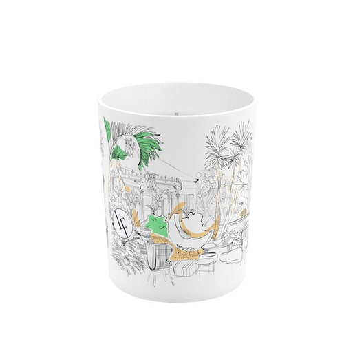 Visuel 1 du produit Bougie parfumÃ©e coloris blanc en cire Jardins IllustrÃ©s - 180 g