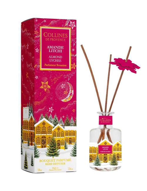 Visuel 1 du produit Bouquet parfumé amande-litchi Collines de Provence - 100 ml