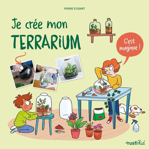 Visuel 1 du produit Le livre " Je créé mon terrarium " aux Éditions Rustica