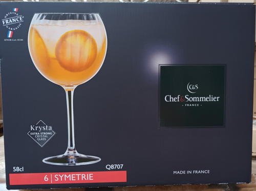 Visuel 1 du produit Coffret 6 verres à spritz Chef Sommelier Symétrie 58 cl - les 6 pièces