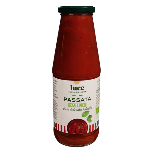 Visuel 1 du produit Sauce tomate Passata basilic bio Luce - 700 g