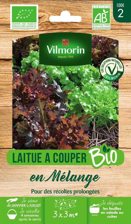 Visuel 1 du produit Laitue à couper Bio en mélange Vilmorin - graines à semer