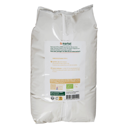 Visuel 2 du produit Farine type 45 bio Markal - 1 kg