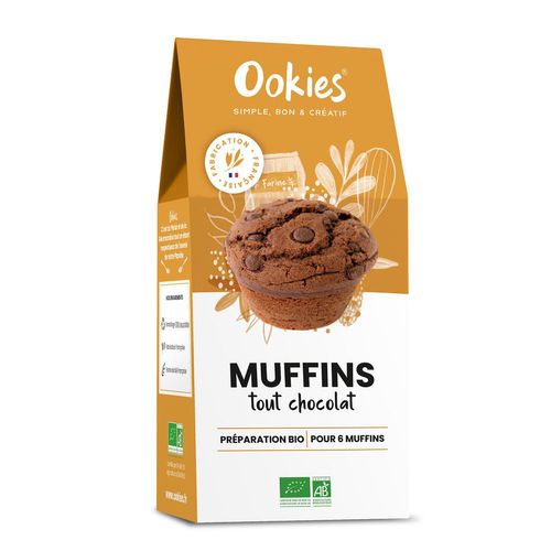 Visuel 1 du produit Muffins tout chocolat Ookies - 300 g