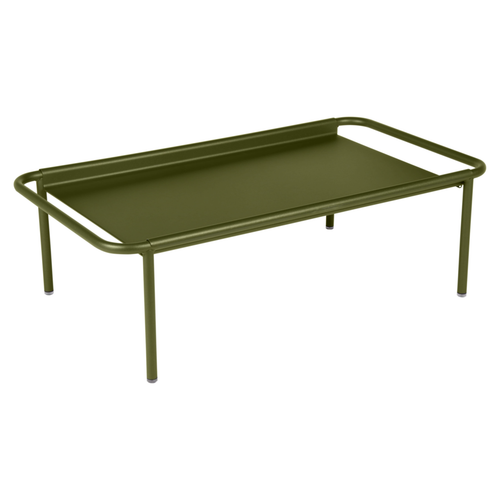 Visuel 1 du produit Table basse Coolside coloris vert en acier Fermob - 115 x 63 cm