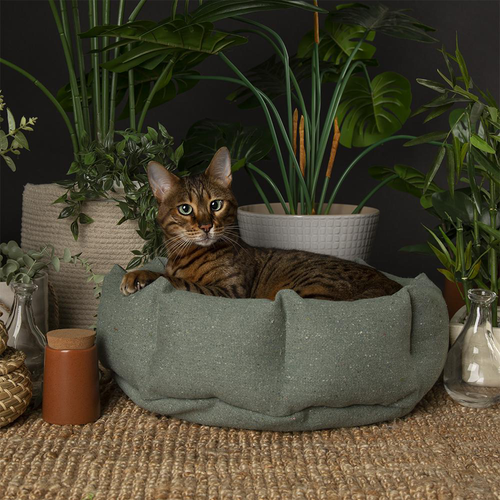 Visuel 7 du produit Corbeille pour chat en tissu beige Scruffs Eco Eden - 45 cm