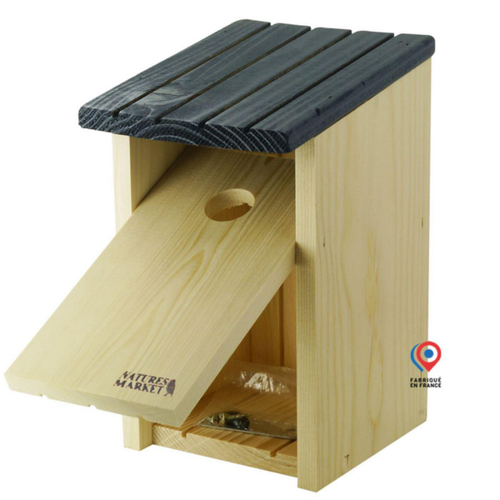 Visuel 1 du produit Nichoir pour oiseaux en bois épicéa Chez Jojo - Ø 34 mm