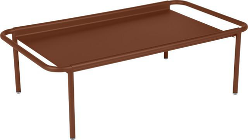 Visuel 1 du produit Table basse Coolside coloris rouge en acier Fermob - 115 x 63 cm