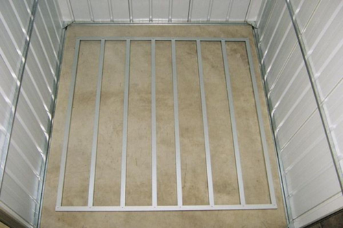 Visuel 4 du produit Abri de jardin métal sans plancher, vert sapin, TRIGANO JARDIN Yardmaster, 2.77 m²