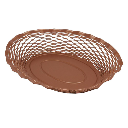 Visuel 1 du produit Corbeille à pain en inox coloris cuivre - 30 x 24 x 5 cm