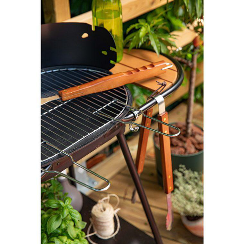 Visuel 2 du produit Barbecue à charbon Mini chef tube rond 2 tablettes - 101 x 56 x 89 cm
