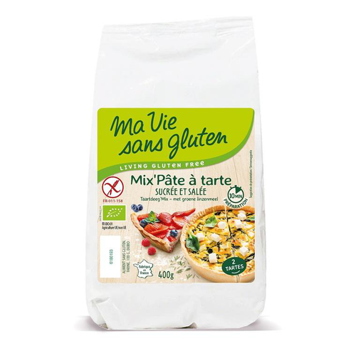 Visuel 1 du produit Préparation mix' pâte tarte salée ou sucrée bio Primeal - 400 g