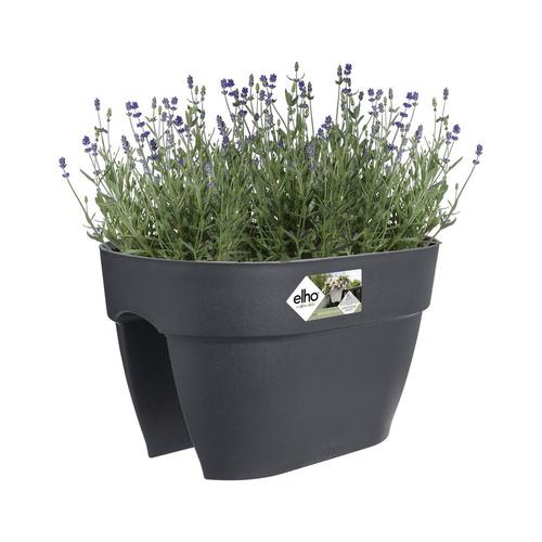Visuel 5 du produit Jardinière flower bridge en plastique recyclé coloris anthracite Elho Vibia Campana - 22 x 26 x 39 cm