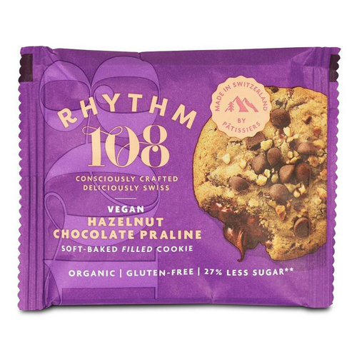 Visuel 1 du produit Cookie bio coeur choco noisette Rythm 108 - 50 g