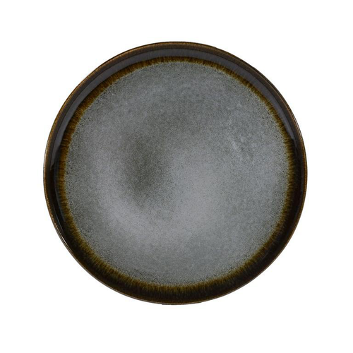 Visuel 1 du produit Assiette à dessert en grès Tindra coloris gris - Ø 20 cm