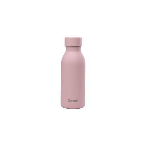 Visuel 1 du produit Bouteille isotherme en inox recyclé Qwetch Icon Matt rose pastel - 350 ml