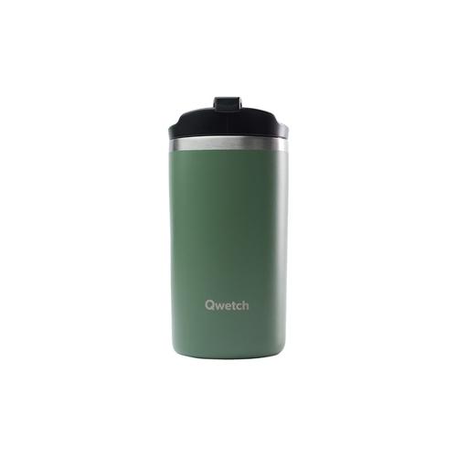 Visuel 1 du produit Travel mug isotherme en inox Qwetch Matt kaki - 350 ml