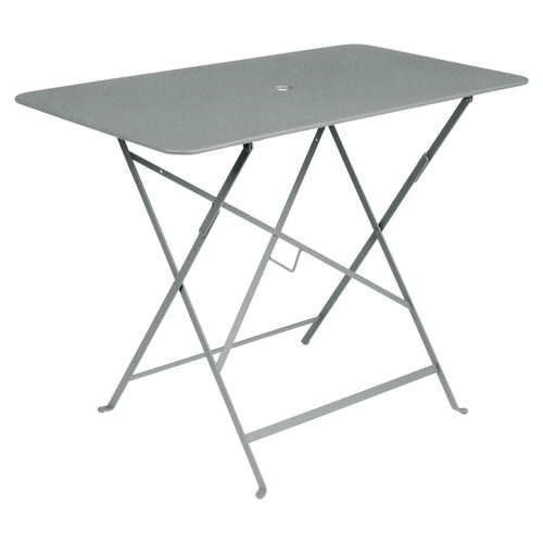 Visuel 1 du produit Table pliante Bistro coloris gris en acier Fermob - 97 x 57 x 74 cm