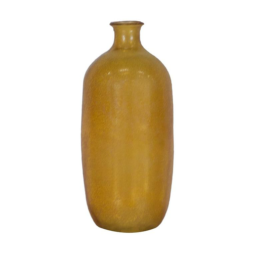 Visuel 1 du produit Vase coloris jaune en verre recyclé