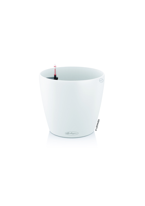 Visuel 1 du produit Pot avec réservoir d’eau en polypropylène blanc Lechuza classico color 14 - Ø 15 × 13,5 cm