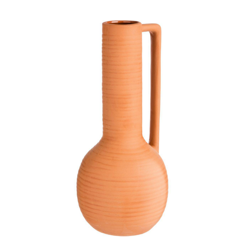 Visuel 2 du produit Vase Sonara coloris rouge en terre cuite - Ø 10 cm