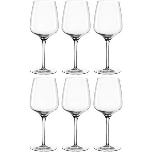 Visuel 1 du produit Coffret 6 verres à vin en verre transparent Cesti - 280 ml