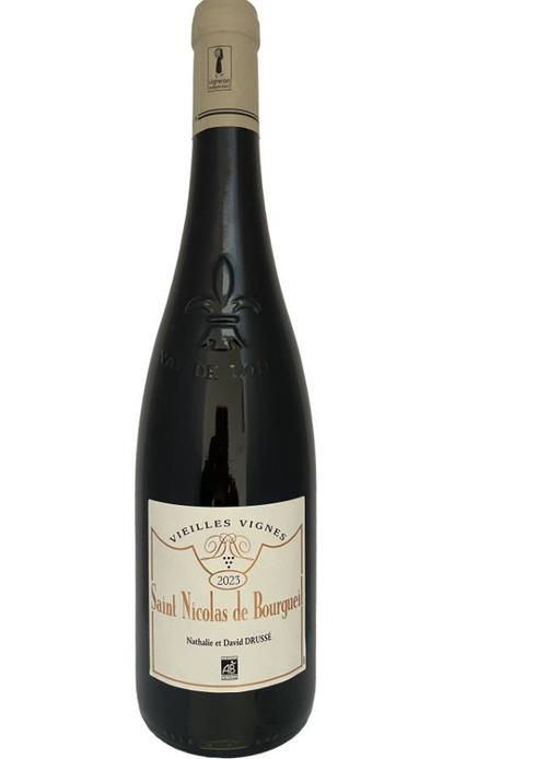 Visuel 1 du produit Vin rouge bio Saint Nicolas de Bourgueil AOC vieilles vignes Nathalie et David Drusse - 75 cl
