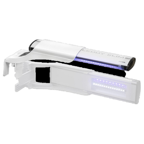 Visuel 1 du produit Rampe LED aquarium eau de mer Leddy Slim Duo Marine & Actinic 2.0 | Blanc 10 W - AQUAEL