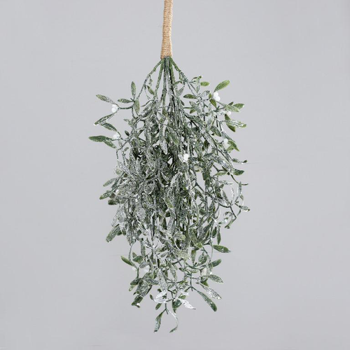 Visuel 1 du produit Botte de gui vert givré - 55 cm