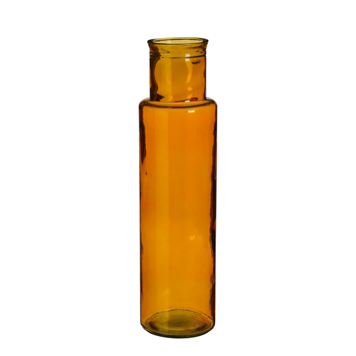 Visuel 1 du produit Vase Garcia coloris jaune en verre recyclé - Ø 15 cm