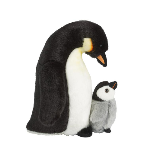 Visuel 1 du produit Pingouin avec poussin Living Nature - 35 cm