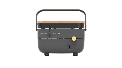 Visuel 1 du produit Plancha Nomad au gaz coloris noir en acier Forge Adour Nomad - 33,5 x 33,5 x 21,5 cm