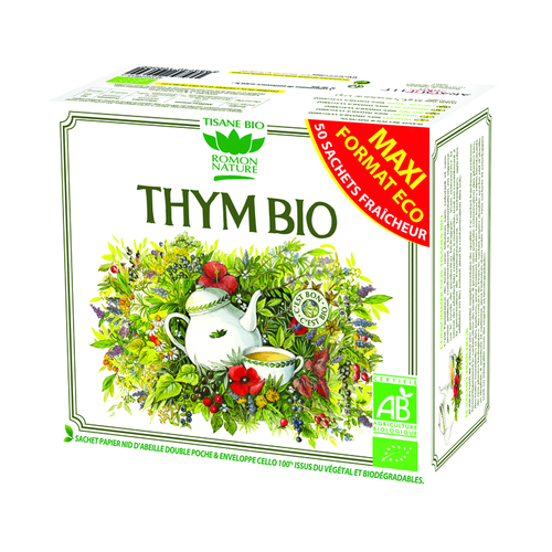 Visuel 1 du produit Tisane au thym bio en boite de 85 g