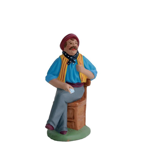 Visuel 1 du produit Personnage de crèche de Noël Néne Santons Escoffier - 7 cm