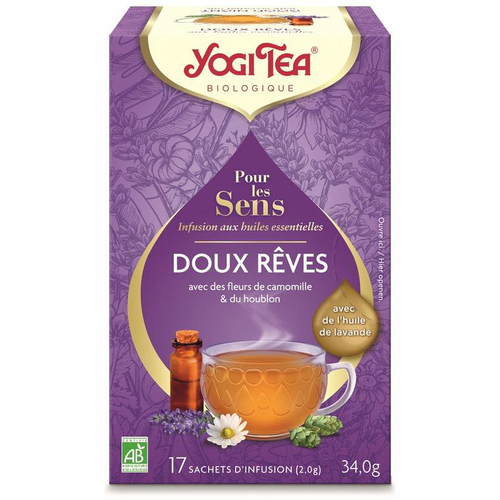 Visuel 1 du produit Boîte tisane Yogi "Doux Rêves" - 17 sachets