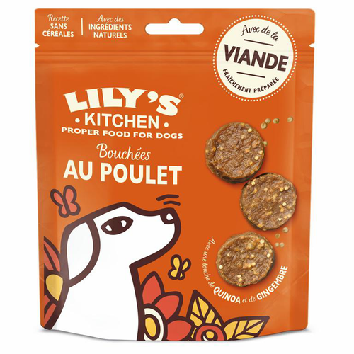 Visuel 1 du produit Bouchées au poulet friandise pour chien Lily’s Kitchen - 70 g