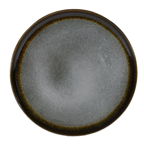 Visuel 1 du produit Assiette plate en grès Tindra coloris gris - Ø 27,5 cm