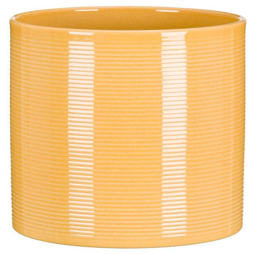 Visuel 1 du produit Cache-pot en céramique jaune Scheurich 828 Zabaione - Ø 12 cm