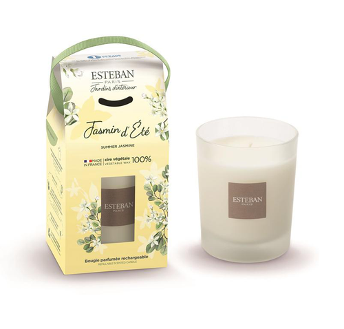 Visuel 1 du produit Bougie parfumée initiale Esteban senteur Jasmin d’été - 180 g