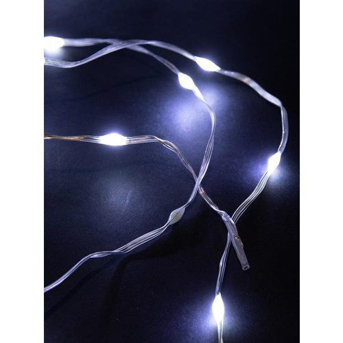 Visuel 2 du produit Guirlande lumineuse micro LED à lumière animée blanc chaud sur secteur - 10 m