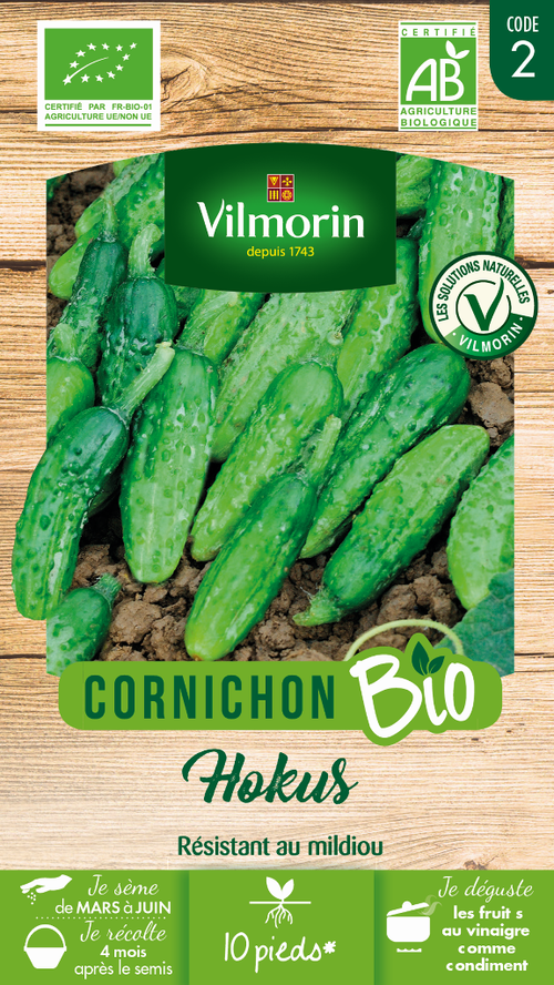 Visuel 1 du produit Cornichon Hokus Bio Vilmorin - graines à semer