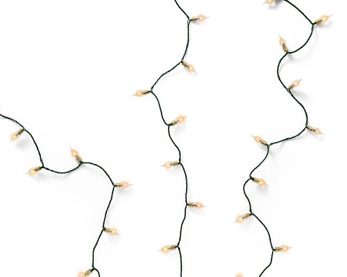 Visuel 1 du produit Guirlande lumineuse vintage 180 LED blanc orangé sur câble vert - 17,9 m