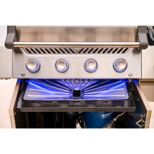 Visuel 8 du produit Barbecue gaz inox Napoléon Prestige Pro 500 4 brûleurs - 166 x 66 x 129,5 cm